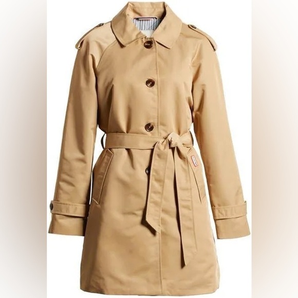 Hunter Women’s Stacy Water Resistant Trench Coat NWT - Picture 2 of 15